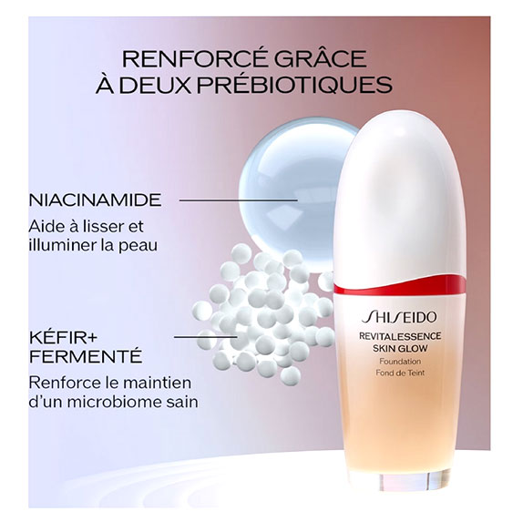 SHISEIDO Fond de Teint Revitalessence Skin Glow Sp30